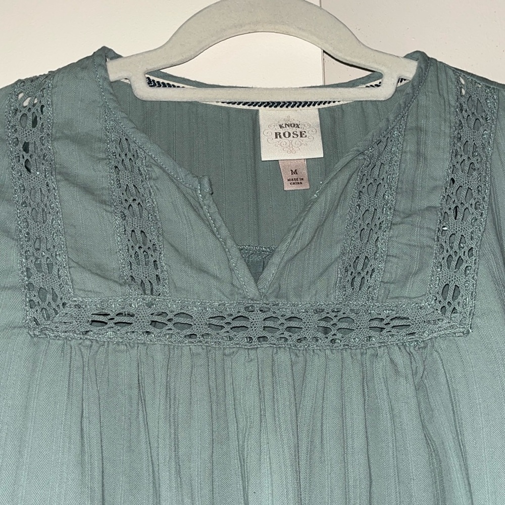 Knox Rose Boho Top, Size M - Picture 2 of 5